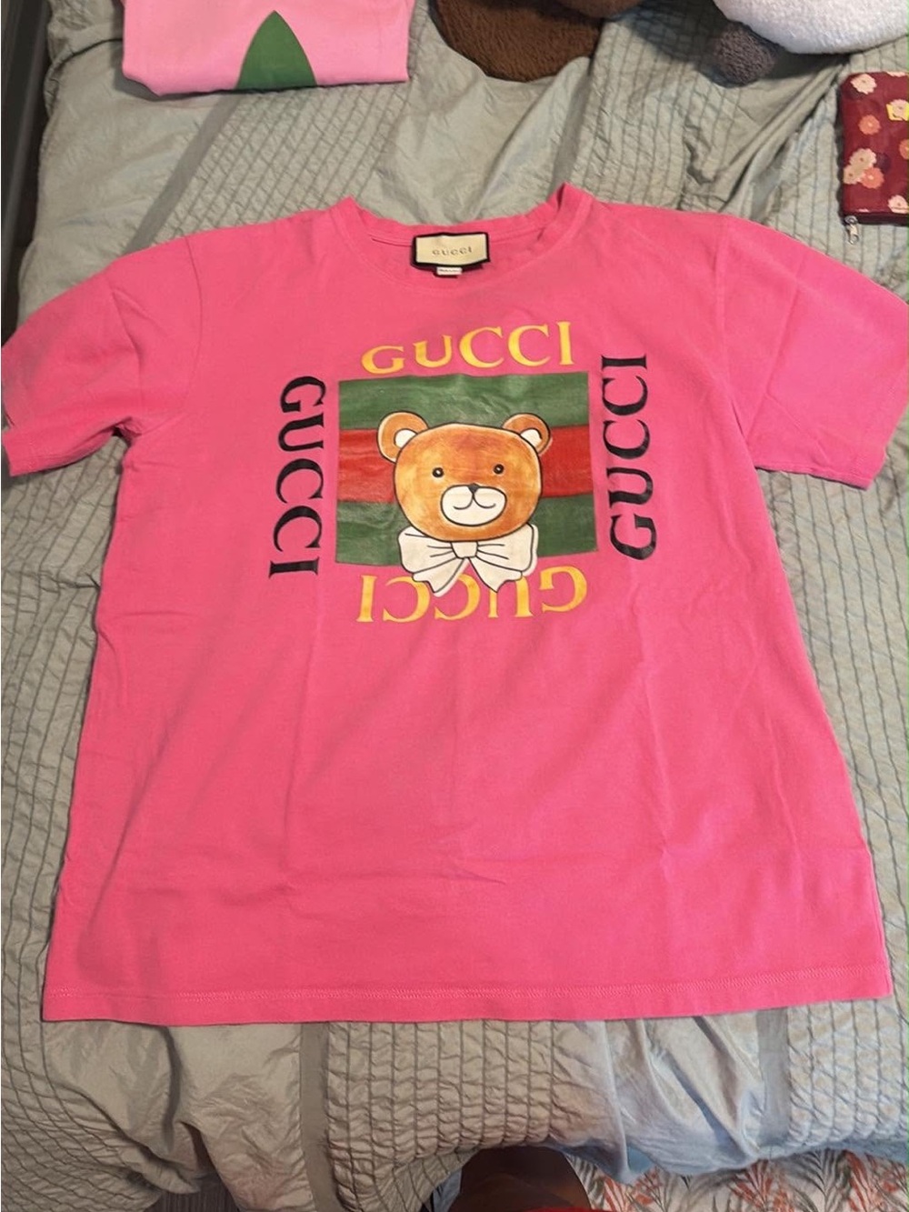 Gucci Pink Teddy Logo T-Shirt
